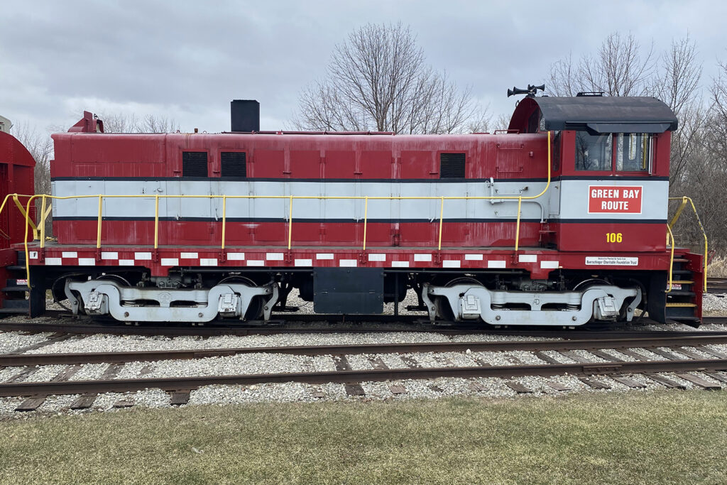 Green Bay and Western #106 locomotive (originally Southern Pacific #1203)