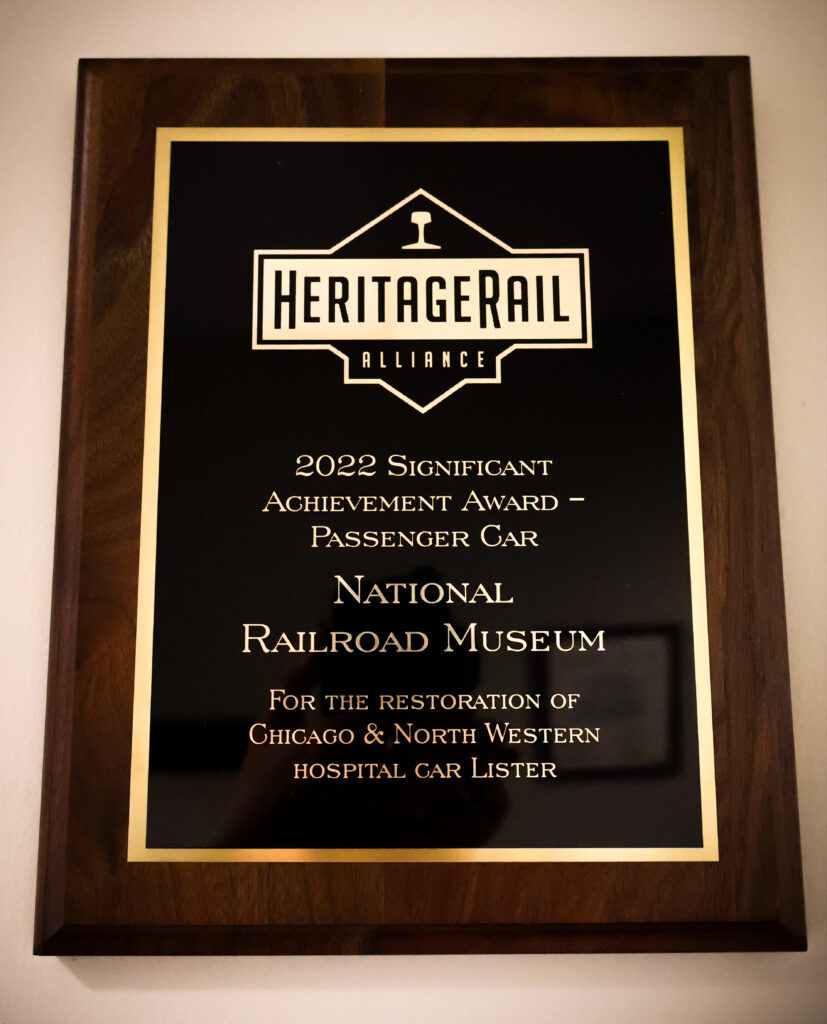 2022Heritage Rail Alliance Significant Achievement Award