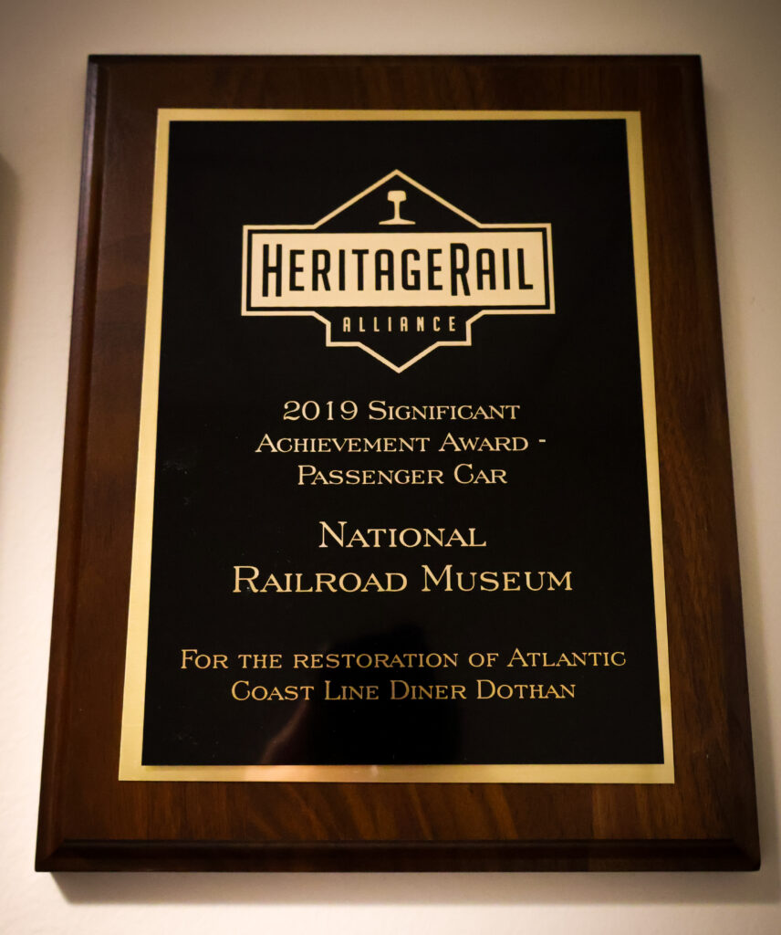 2019 Heritage Rail Alliance Significant Achievement Award
