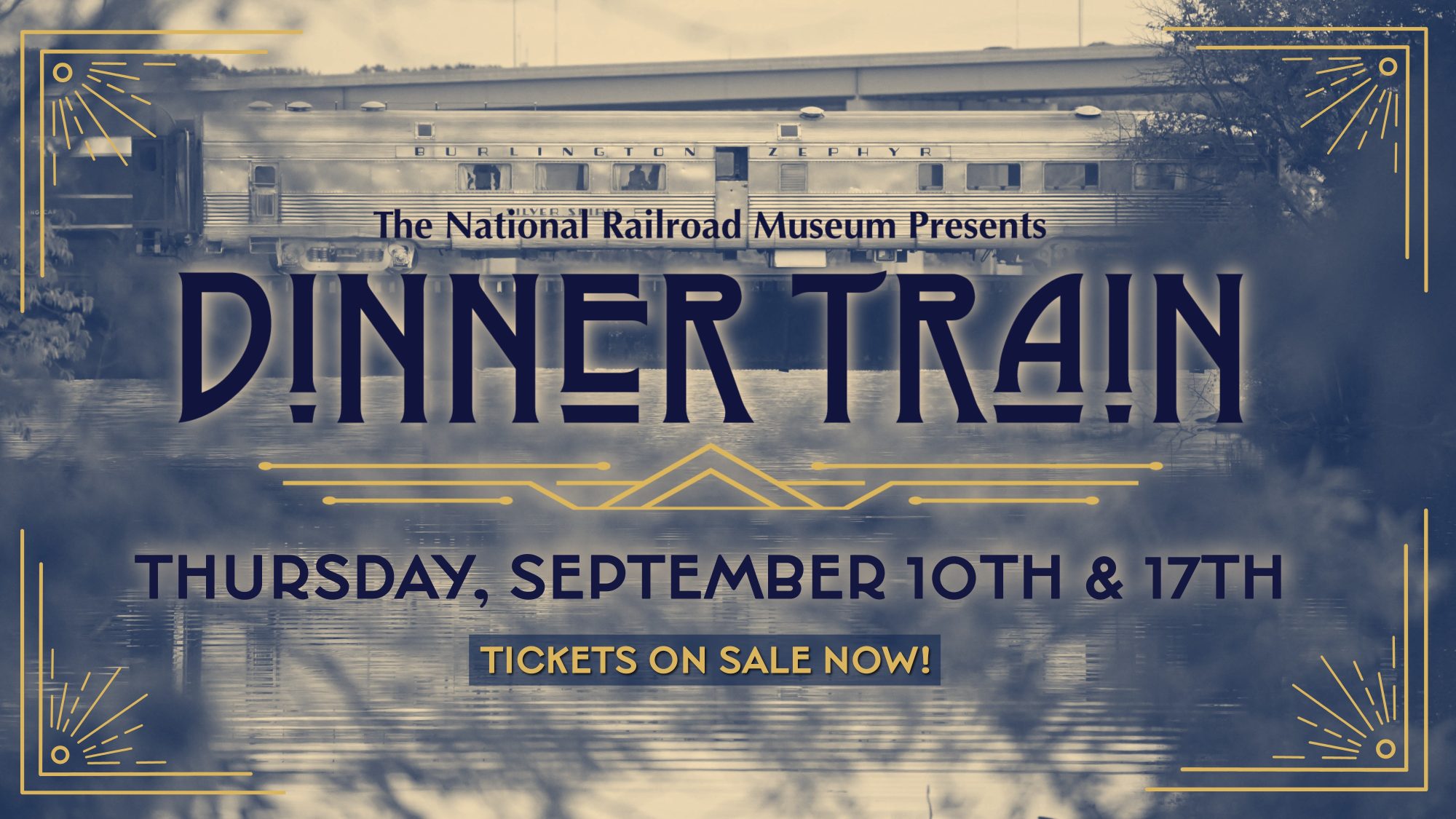 Dinner Train September 10 & 17, 2026